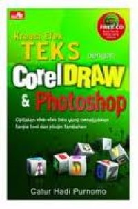 KREASI EFEK TEKS DENGAN COREL DRAW & PHOTOSHOP + CD